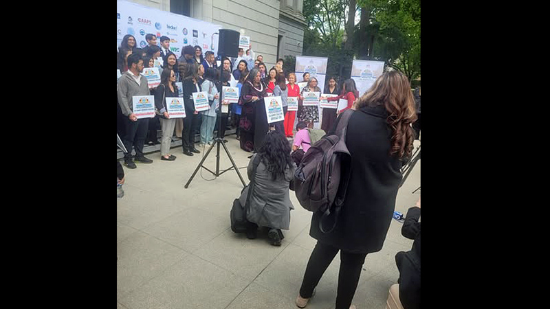 Thanks to the 100 organizations in Sacramento!